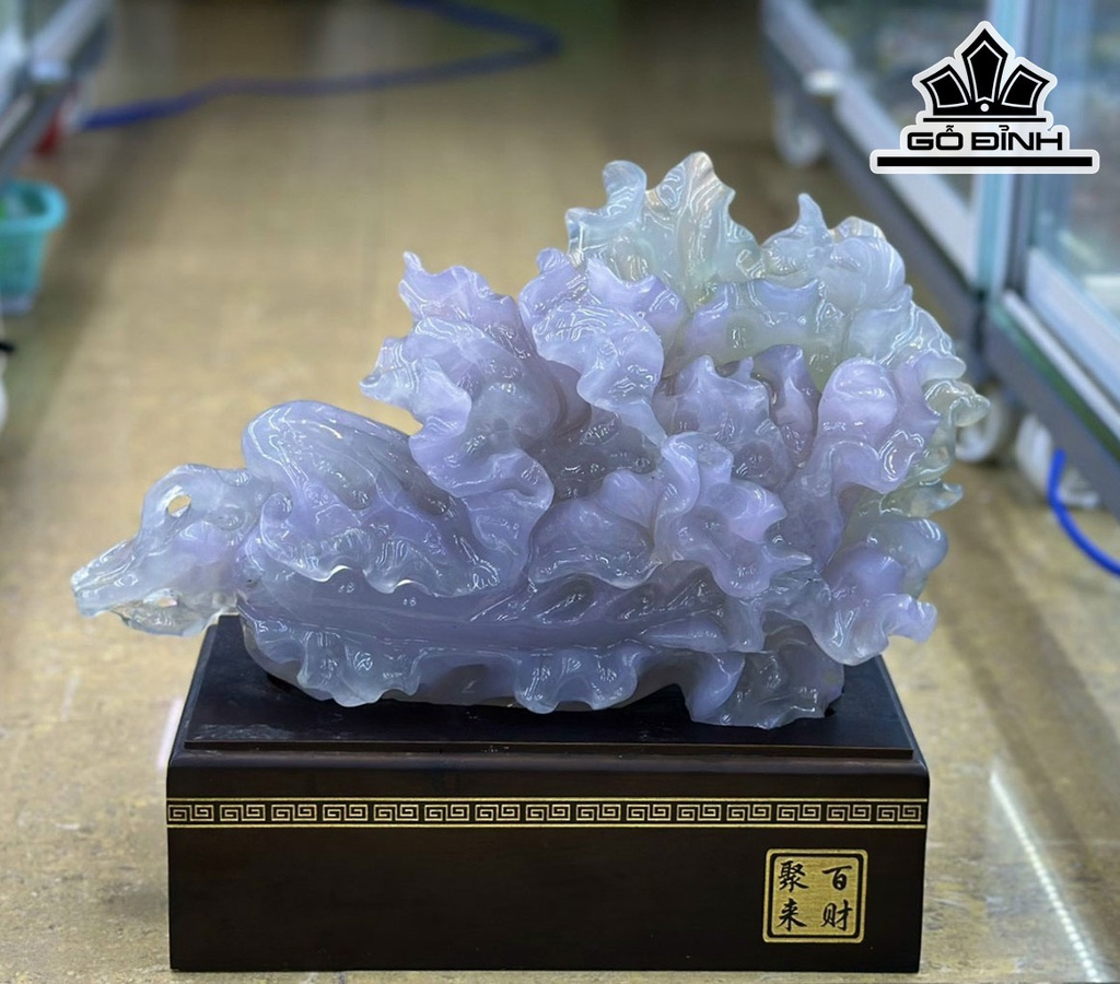 Tác Phẩm Bắp Cải Đá Flourite Ngang 34 (cm) 9kg