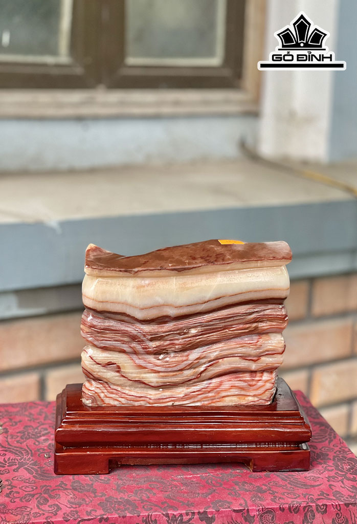 Tác Phẩm Đá Thịt Heo (Canxit) Cao 19 Ngang 23 (cm) 4,31kg