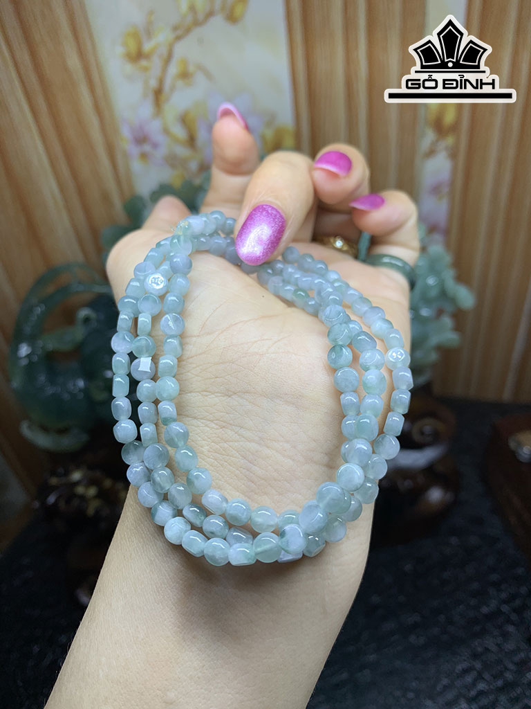 Chuỗi Đá Cẩm Thạch Đường Kính Hạt 5 (mm) 22,8g