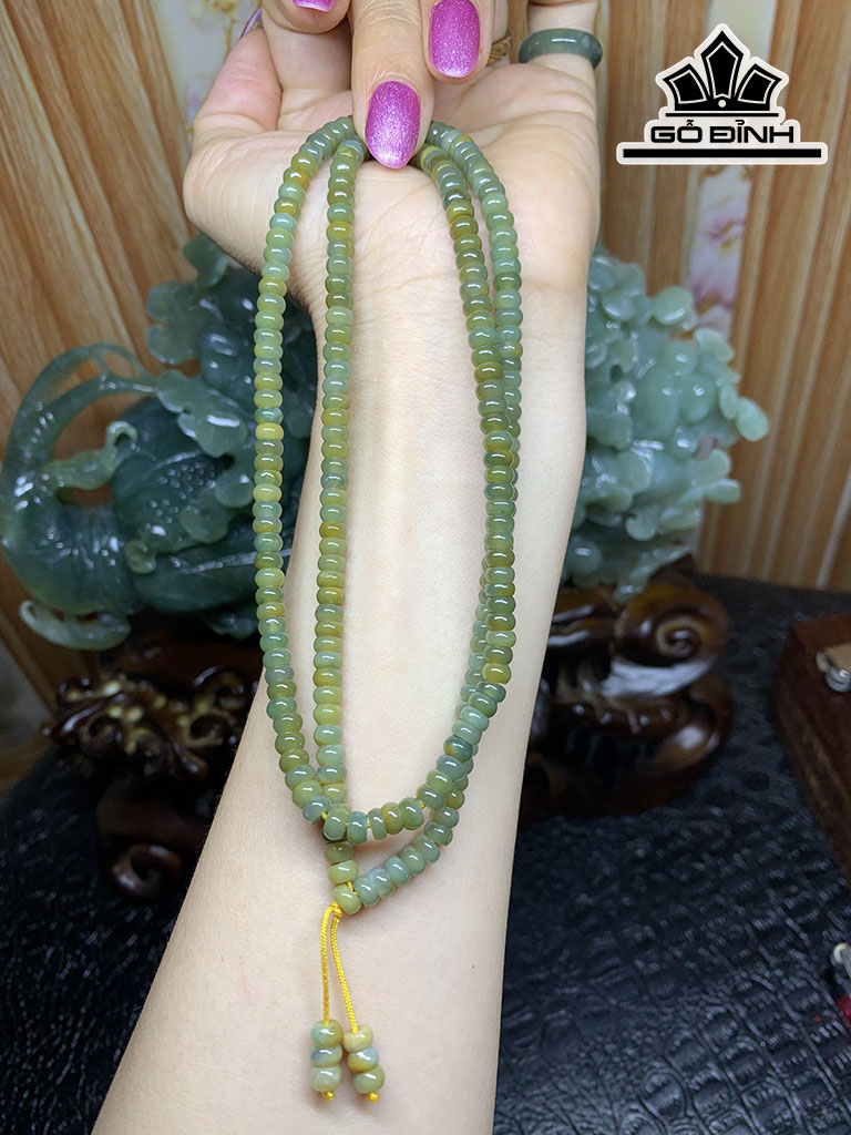 Chuỗi Đá Cẩm Thạch Huyết Đường Kính Hạt 5,2 (mm) 37g