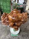 Tượng Tam Cóc Trấn Bình Gỗ Hương Cao 40 Ngang 72 Sâu 52 (cm)