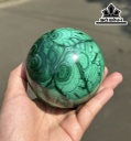 Bi Cầu Đá Malachite Đường Kính Hạt 8 (cm) 1,02kg