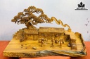 Tiểu Cành Làng Quê Gỗ Ngọc Am Cao 43 Ngang 78 Sâu 34 (cm)