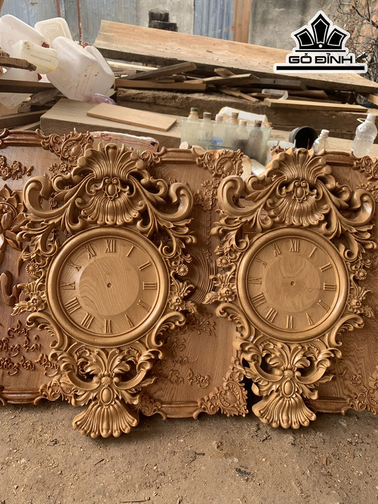 Đồng Hồ Hoa Lá Tây Dài 60 Rộng 30 Dày 3 (cm)