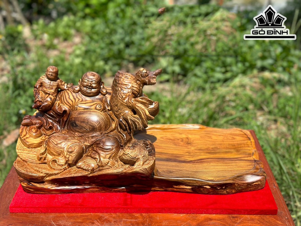 Khay Trà Gỗ Cẩm Cao 23 Ngang 50 Sâu 25 (cm)