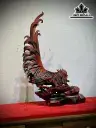 Tượng Gà Trống Gỗ Trắc Cao 46 Ngang 28 Sâu 15 (cm)