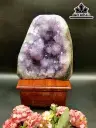 Tinh Thể Đá Thạch Anh Tím Nổi Hoa Cao 16 Ngang 15,8 Sâu 9,5 (cm) 6kg