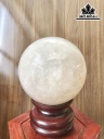 Bi Cầu Đá Thạch Anh Trắng Khói Đường Kính Hạt 17 (cm) 8,8kg