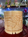 Lư Hương Đá Ngọc Hoàng Long Cao 15 Ngang 14 (cm)