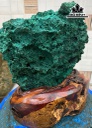 Tác Phẩm Đá Malachite Cao 24 Ngang 19 (cm) 4,5kg