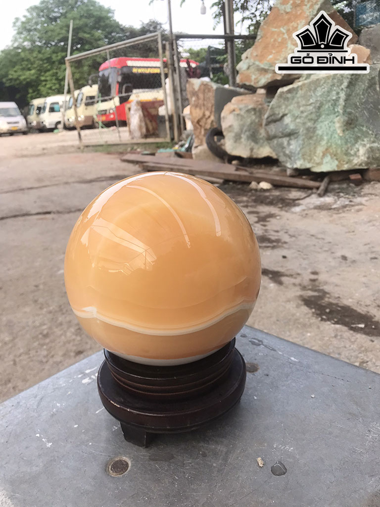 Bi Cầu Đá Ngọc Hoàng Long Đường Kính Hạt 16 (cm) 5,5kg