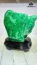 Tác Phẩm Đá Lông Công (Malachite) Cao 20 Ngang 17 (cm) 1,9kg