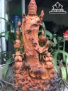 Tượng Phật Bà Quan Âm Gỗ Trắc Cao 70 Ngang 35 Sâu 21 (cm)
