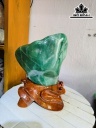 Tác Phẩm Đá Thạch Anh Xanh Cao 30 Ngang 22 (cm) 5,6kg