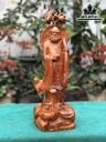 Tượng Đạt Ma Giáo Hóa Gỗ Hương Cao 52 Ngang 16 Sâu 14 (cm)