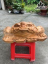 Tượng Thiềm Thừ Gỗ Ngọc Am Cao 16 Ngang 38 Sâu 26 (cm)
