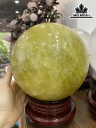 Bi Cầu Đá Thạch Anh Vàng Đường Kính 17 (cm) 8,45kg