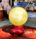 Bi Cầu Đá Thạch Anh Vàng Đường Kính 10 (cm) 1,18kg