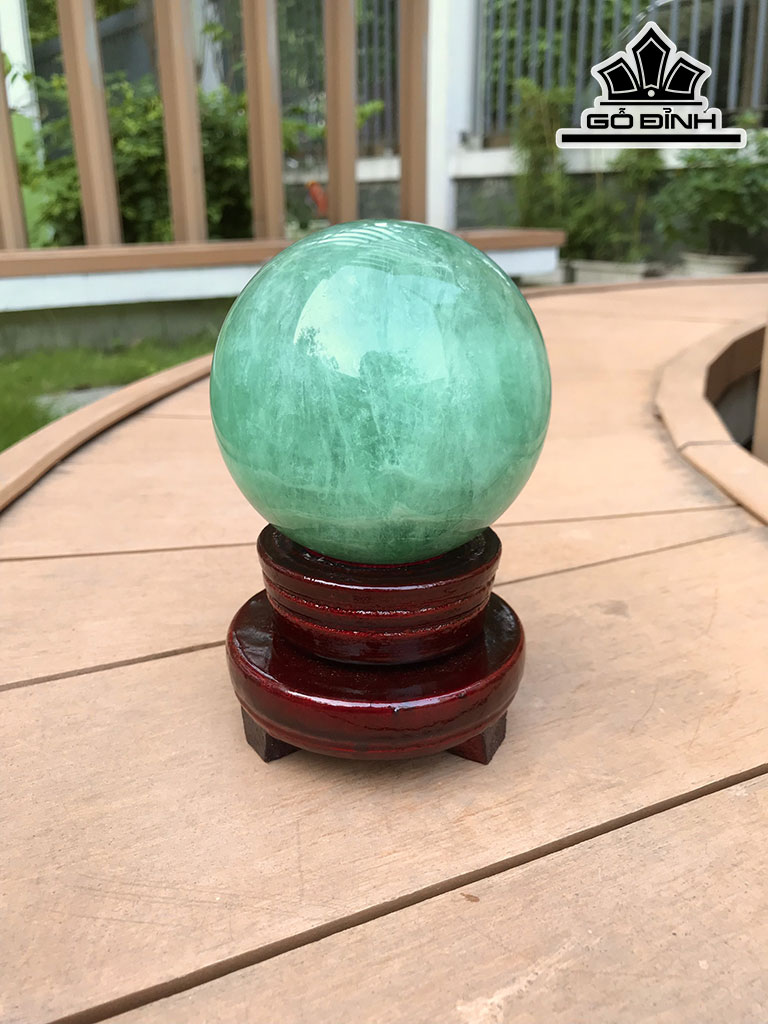 Bi Cầu Đá Flourite Đường Kính 10,3 (cm) 1,65kg