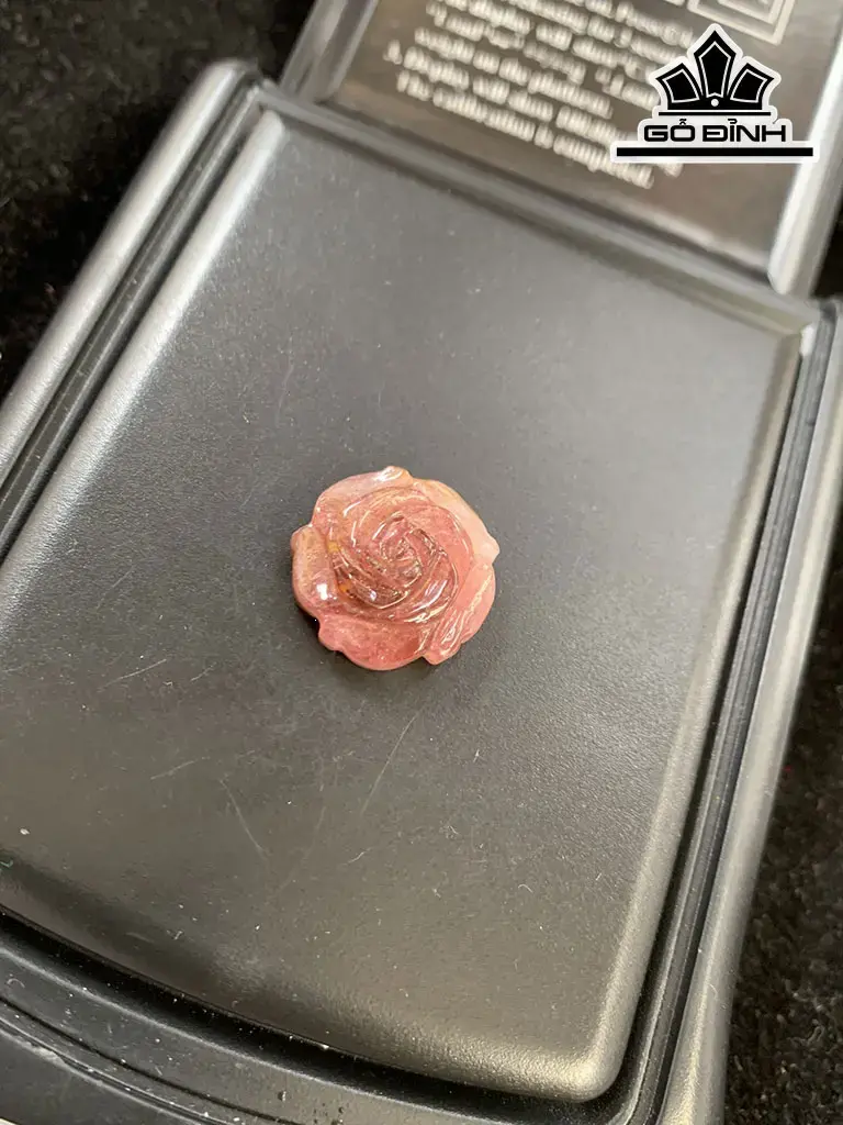 Mặt Dây Chuyền Bông Hoa Đá Tourmaline 15,75cts