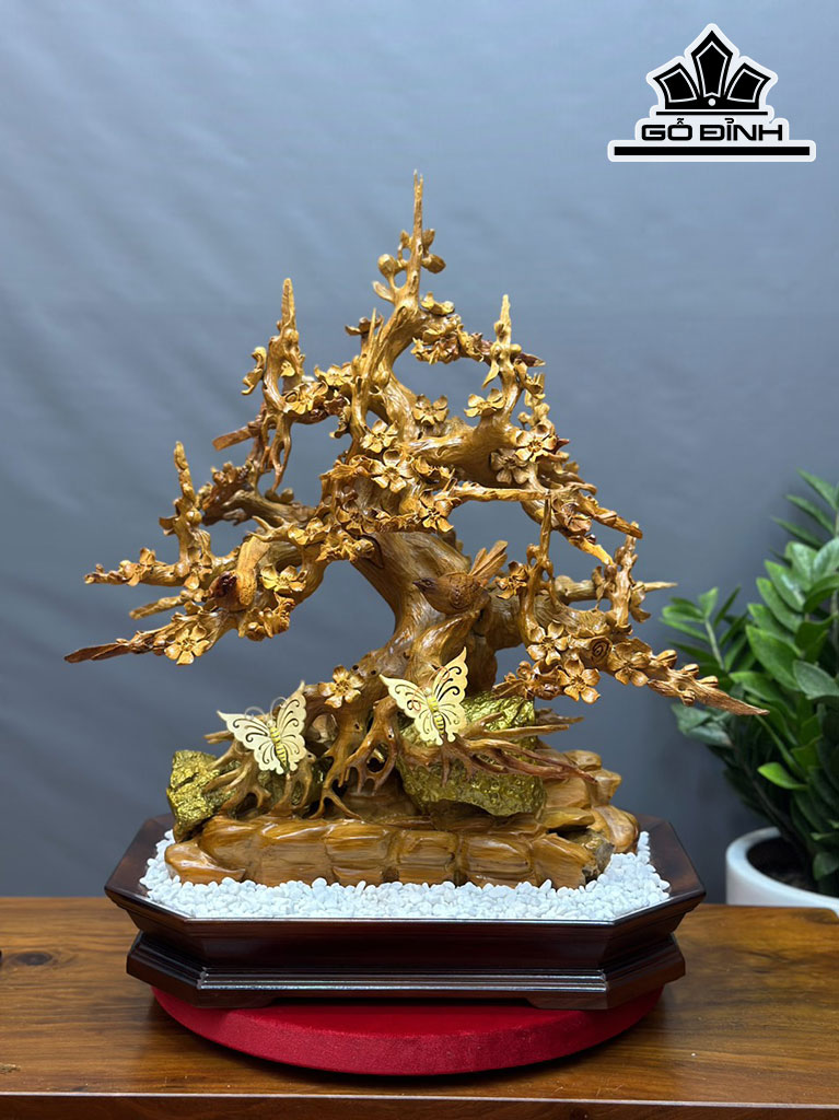 Chậu Hoa Mai Gỗ Hương Cao 75 Ngang 63 Sâu 52 (cm)