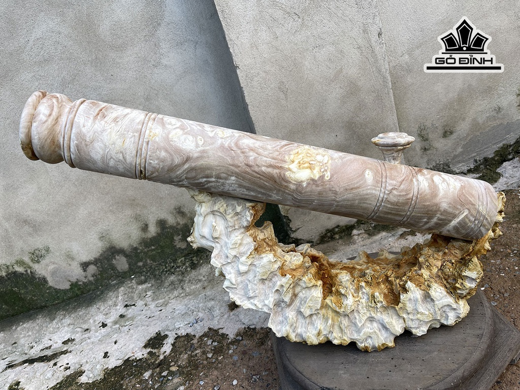 Điếu Trưng Bày Gỗ Nu Nghiến Đường Kính 9 Dài 63 (cm)