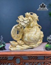 Tượng Chuột Phong Thủy Gỗ Nu Nghiến Cao 43 Ngang 48 Sâu 19 (cm)