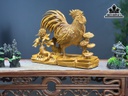 Tượng Nhất Kê Gỗ Ngọc Am Cao 35 Ngang 45 Sâu 15 (cm)