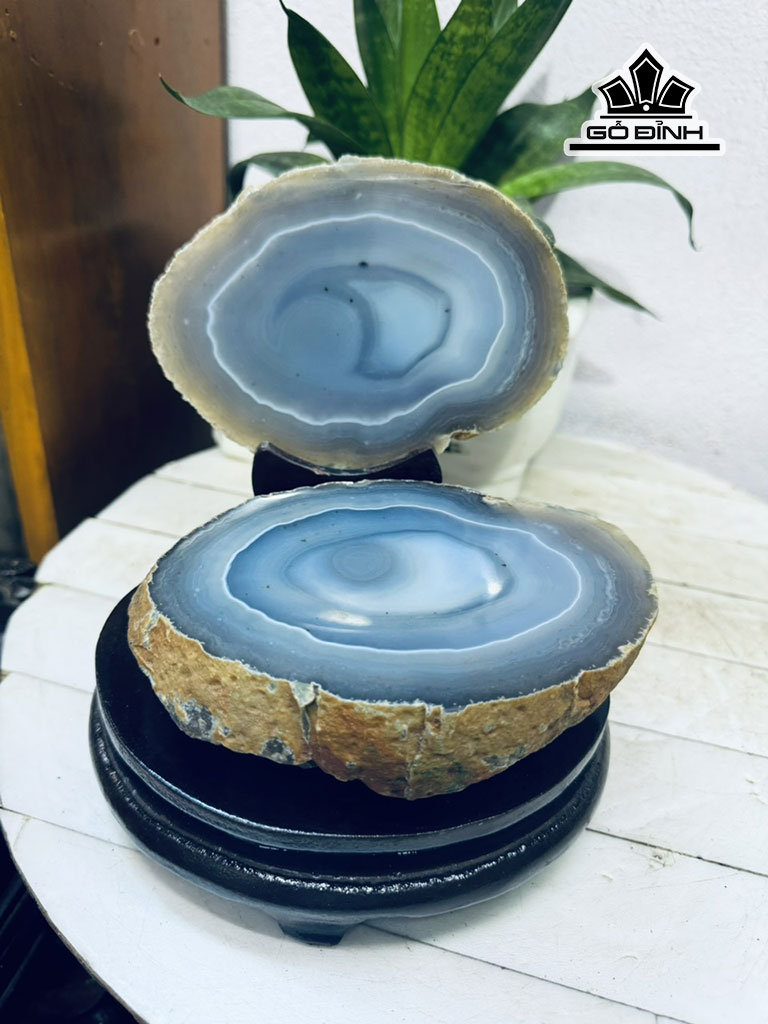 Bát Tụ Bảo Đá Mã Não Cao 18 Ngang 15 (cm) 2kg