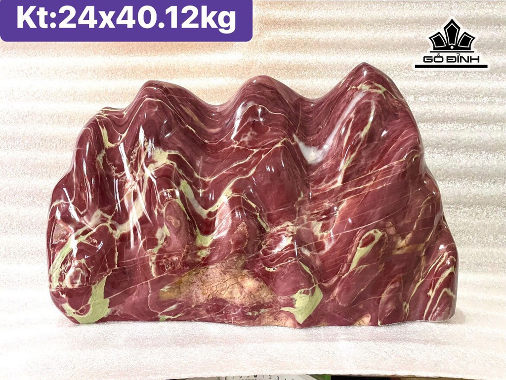 Tác Phẩm Đá Serpentine Cao 24 Ngang 40 (cm) 12kg