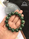 Vòng Tay Đá Ngọc Bích Đường Kính Hạt 16 (mm)