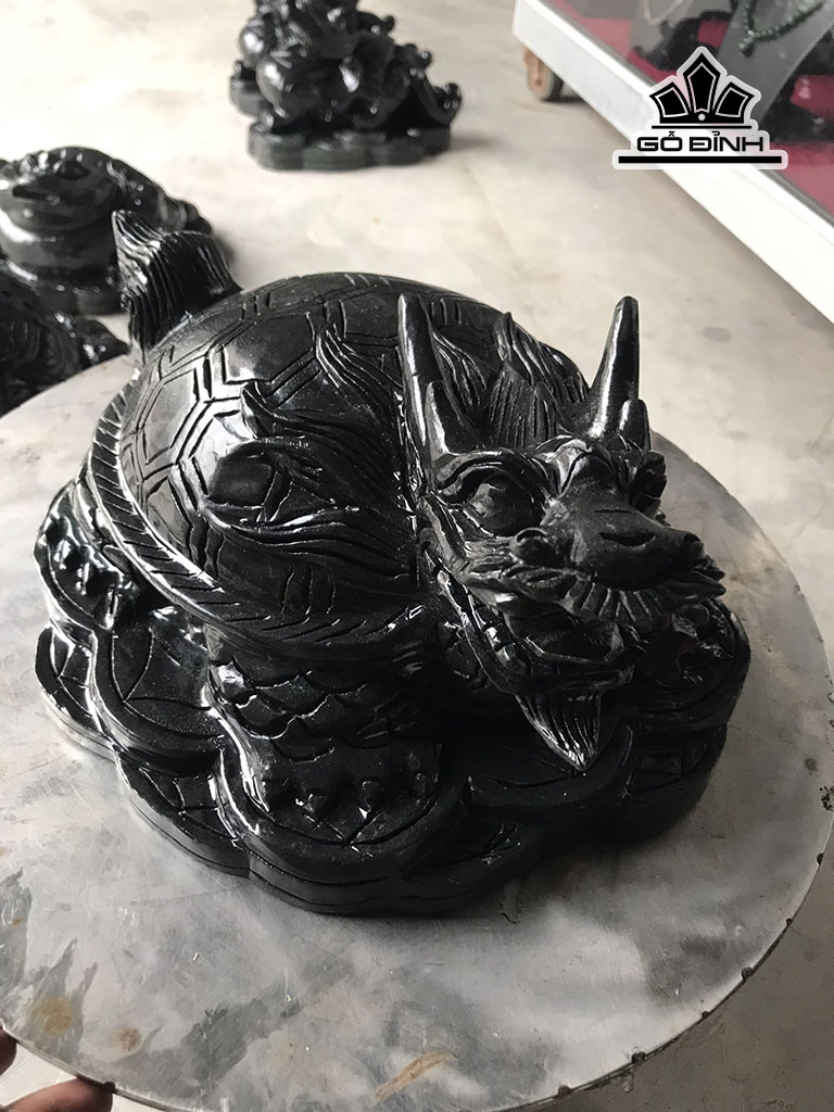 Cụ Long Quy Đá Đen Bồ Kết Yên Bái Cao 18 Ngang 28 (cm) 13,3kg