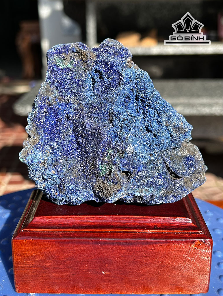 Tác Phẩm Đá Azurite Cao 10 Ngang 12,5 (cm) 0,5kg