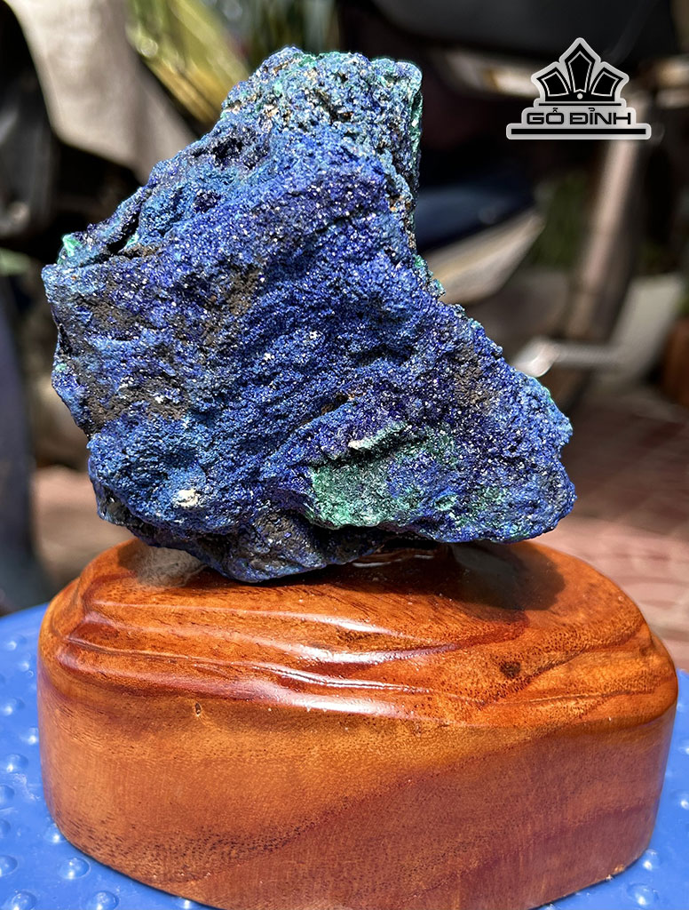 Tác Phẩm Đá Azurite Cao 15 Ngang 13 (cm) 1kg