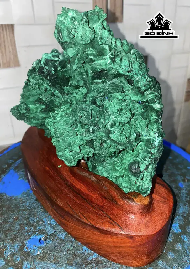 Tác Phẩm Đá Malachite Cao 18 Ngang 18 (cm) 1,7kg