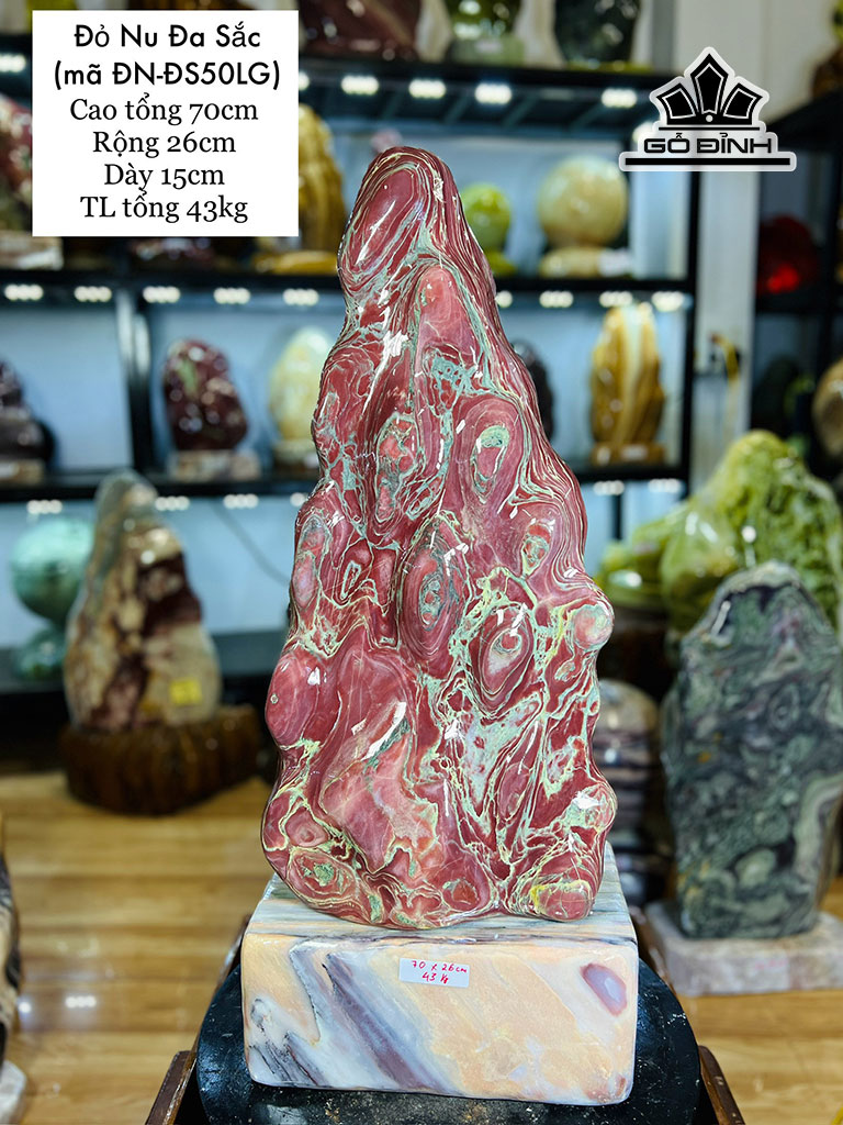 Tác Phẩm Đá Serpentine Cao 70 (cm) 43kg