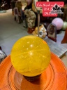 Bi Cầu Đá Thạch Anh Vàng Đường Kính 14 (cm) 4,24kg