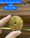 Đồng Điếu Đá Thạch Anh Tóc Vàng Đường Kính 37 (mm)