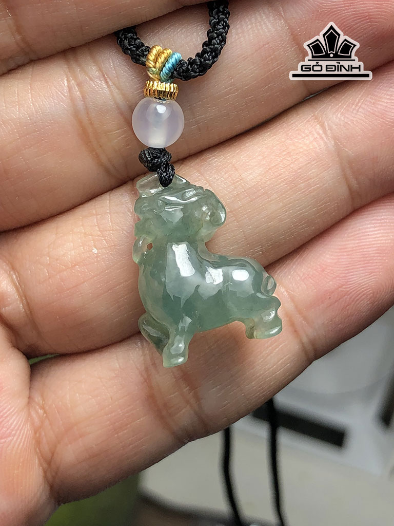 Mặt Dây Chuyền Dê Đá Cẩm Thạch Cao 23 Ngang 15 Sâu 9,7 (mm) 5g