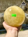 Bi Cầu Đá Thạch Anh Vàng Đường Kính 12 (cm) 2,44kg