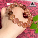 Vòng Tay Đá Thạch Anh Tóc Đỏ Đường Kính 15,2 (mm)