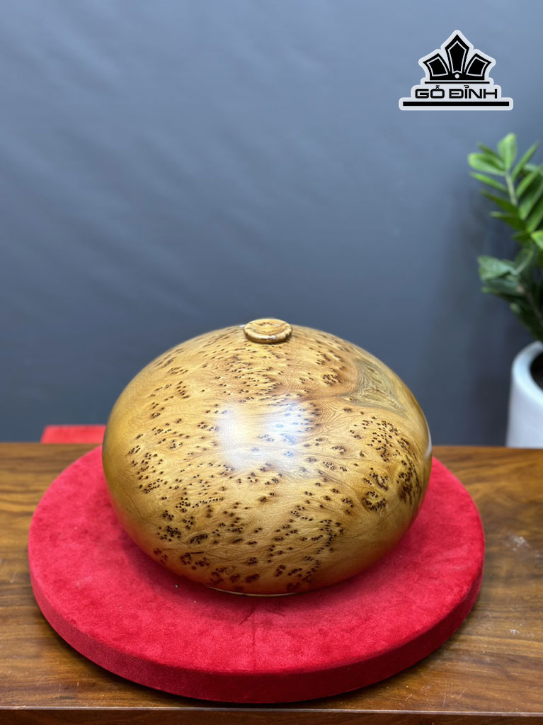 Chum Phú Quý Gỗ Nu Ngọc Am Cao 25 Đường Kính 35 (cm)