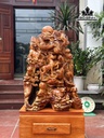 Tượng 12 Con Giáp Gỗ Hương Cao Cả Kỷ 146 Riêng Tượng 106 Ngang 75 Sâu 57 (cm)