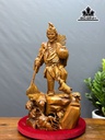 Tượng Tế Công Gỗ Hương Cao 72 Ngang 40 Sâu 33 (cm)