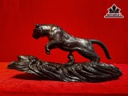 Tượng Hổ Săn Mồi Gỗ Trắc Cao 16 Ngang 32 Sâu 10 (cm)