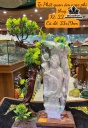 Tác Phẩm Phật Quan Âm Đá Cẩm Thạch Cao 33 Ngang 19 Riêng Đá Cao 22 Ngang 8 (cm)