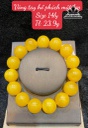 Vòng Tay Đá Hổ Phách Đường Kính 14 (mm) 23,9g