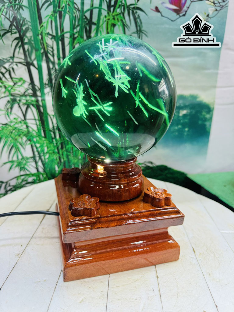 Bi Cầu Đá Thủy Tinh Bông Tuyết Đường Kính 14 (cm) 3,2kg