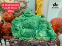Tượng Di Lặc Đá Thạch Anh Xanh Cao 95 Ngang 60 Sâu 56 (cm) 398kg