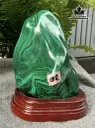 Tác Phẩm Đá Malachite Cao 19 Ngang 13 (cm) 2,87kg